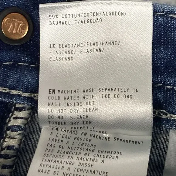 Miss Me Jean Shorts Womens Heaven Mid Short Cut Off Blue‎ Size 28 - Picture 11 of 12